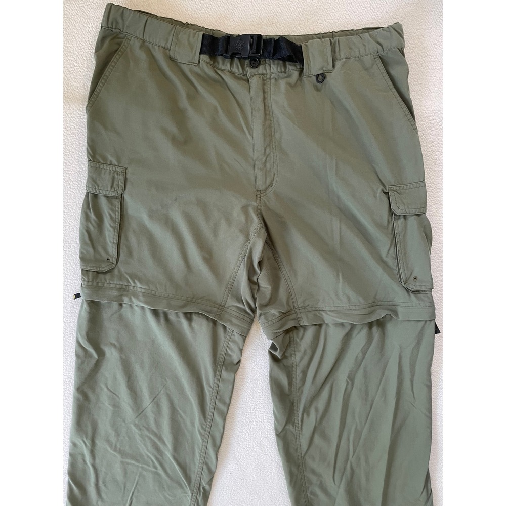 Boy Scouts of America Mens Large Switchback Uniform Pant Green Convertible Cargo - Picture 8 of 16